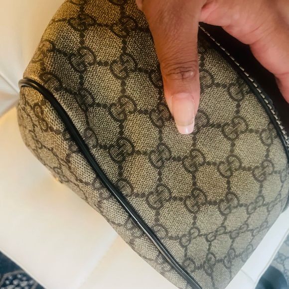 Authentic Gucci Monogram Joy Boston Satchel Bag. Beige and Brown. Code: 193603 - Picture 14 of 14